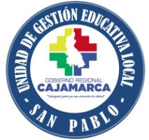 UNIDAD DE GESTION EDUCATIVA LOCAL SAN PABLO